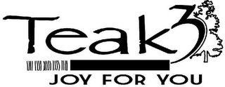 TEAK3 JOY FOR YOU logo
