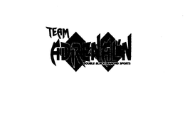 TEAM ADRENAL'N DOUBLE BLACK DIAMOND SPORTS logo