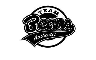 TEAM BEANS AUTHENTIC logo