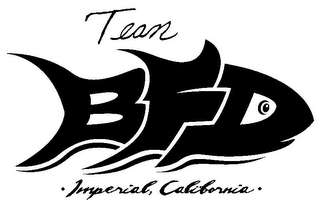 TEAM BFD IMPERIAL, CALIFORNIA logo