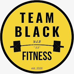 TEAM BLACK FITNESS HLB "33" EST. 2020 logo