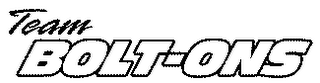 TEAM BOLT-ONS logo