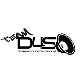 TEAM D4S DOWN4SOUNDSHOP.COM logo