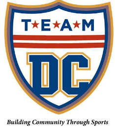 TEAM DC BUILDING COMMUNITY THROUGH SPORTS logo