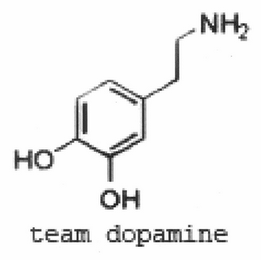 TEAM DOPAMINE HO NH2 OH logo