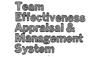 TEAM EFFECTIVENESS APPRAISAL & MANAGEMENT SYSTEM logo