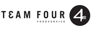 TEAM FOUR 4 FOODSERVICE logo