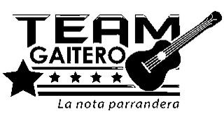 TEAM GAITERO LA NOTA PARRANDERA logo