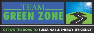 TEAM GREEN ZONE GET ON THE ROAD TO SUSTAINABLE ENERGY EFFICIENCY logo