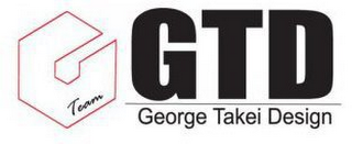 TEAM GTD GEORGE TAKEI DESIGN logo