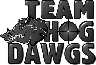 TEAM HOG DAWGS logo