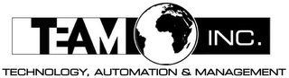 TEAM INC. TECHNOLOGY, AUTOMATION & MANAGEMENT logo