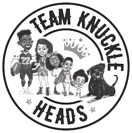 TEAM KNUCKLE HEADS 22 I'M THE BOSS logo