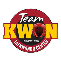 TEAM KWON SINCE 1998 TAEKWONDO CENTER logo