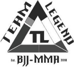 TEAM LEGEND BJJ-MMA TL EST. 2018 logo