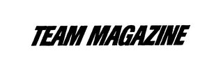 TEAM MAGAZINE logo