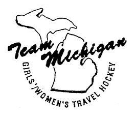 TEAM MICHIGAN GIRLS'/WOMEN'S TRAVEL HOCKEY logo
