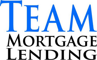 TEAM MORTGAGE LENDING logo