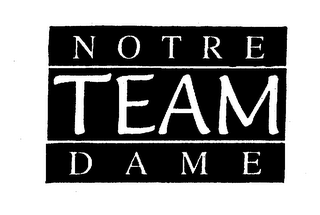 TEAM NOTRE DAME logo