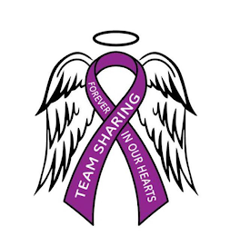TEAM SHARING FOREVER IN OUR HEARTS logo