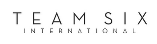 TEAM SIX INTERNATIONAL logo