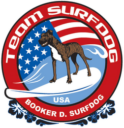 TEAM SURFDOG USA BOOKER D. SURFDOG logo