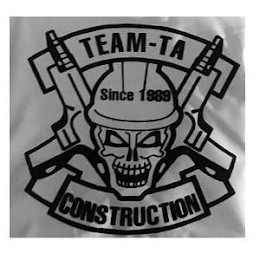 TEAM - TA SINCE 1989 CONSTRUCTION logo