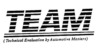 TEAM (TECHNICAL EVALUATION BY AUTOMOTIVE MASTERS) logo