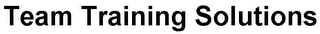 TEAM TRAINING SOLUTIONS logo