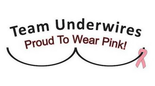 TEAM UNDERWIRES PROUD TO WEAR PINK! logo