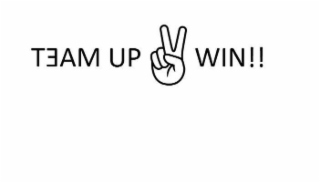 TEAM UP WIN!! logo