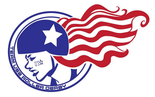 TEAM USA ROLLER DERBY US logo