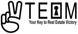 TEAM YOUR KEY TO REAL ESTATE VICTORY logo
