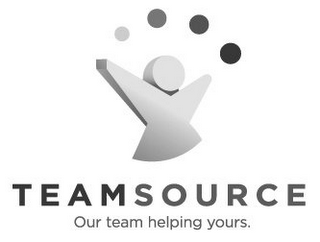 TEAMSOURCE OUR TEAM HELPING YOURS logo