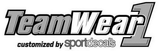 TEAMWEAR1 CUSTOMIZED BY SPORTDECALS logo