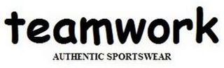 TEAMWORK AUTHENTIC SPORTSWEAR logo