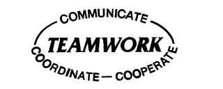 TEAMWORK COMMUNICATE COORDINATE COOPERATE logo
