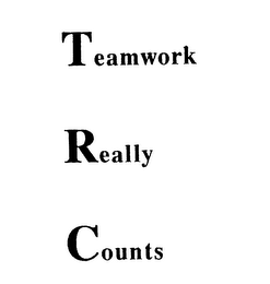 TEAMWORK REALLY COUNTS logo