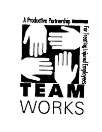TEAMWORKS A PRODUCTIVE PARTNERSHIP FOR TREATING INJURED EMPLOYEES logo