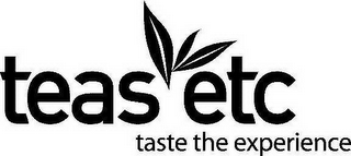 TEAS ETC TASTE THE EXPERIENCE logo
