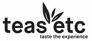 TEAS ETC TASTE THE EXPERIENCE logo