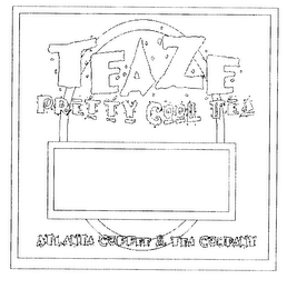 TEAZE PRETTY COOL TEA ATLANTA COFFEE & TEA COMPANY logo