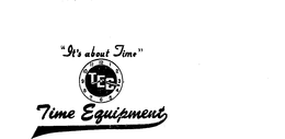 TEC TIME EQUIPMENT "IT'S ABOUT TIME" logo