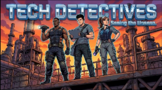 TECH DETECTIVES SEEING THE UNSEEN. logo