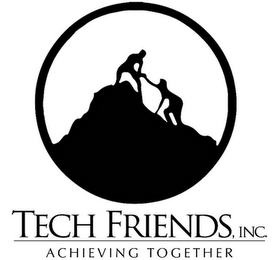 TECH FRIENDS, INC. ACHIEVING TOGETHER logo