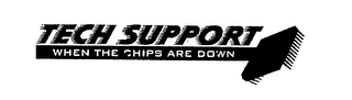TECH SUPPORT WHEN THE CHIPS ARE DOWN logo