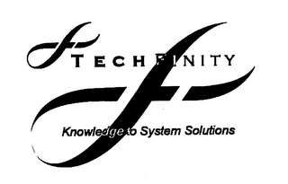 TECHFINITY KNOWLEDGE TO SYSTEM SOLUTIONS logo