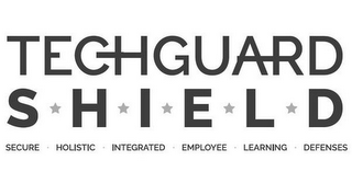 TECHGUARD SHIELD SECURE · HOLISTIC· INTEGRATED · EMPLOYEE · LEARNING · DEFENSES