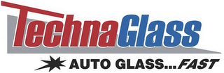TECHNA GLASS AUTO GLASS...FAST logo