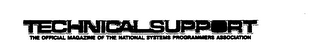 TECHNICAL SUPPORT THE OFFICIAL MAGAZINE OF THE NATIONAL SYSTEMS PROGRAMMERS ASSOCIATION logo
